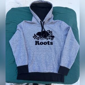 Roots Kanga Salt & Pepper Hoodie 
Size Small